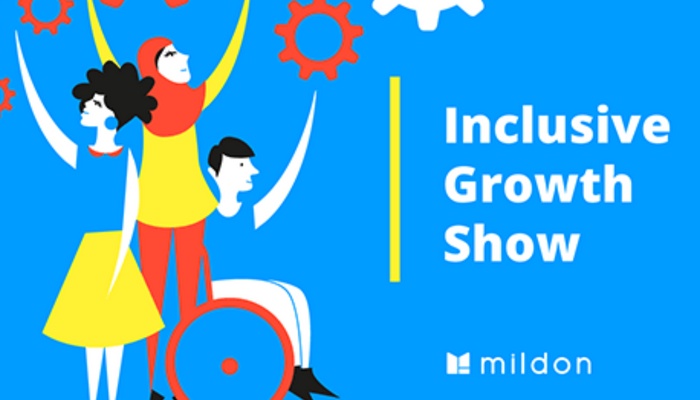 Mildon Inclusive Growth Show graphic with diverse group of people