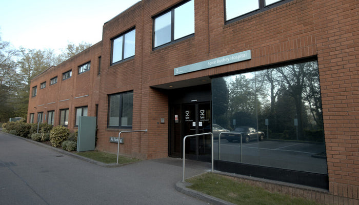 Exterior of the Spire Bushey Hospital in Bushey, Watford