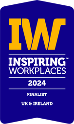 Inspiring Workplaces 2024 finalist logo UK and Ireland