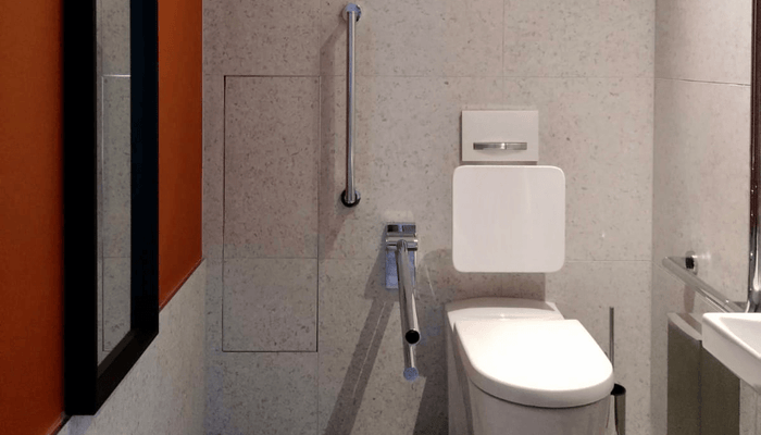 From institutional to inspirational - transforming a wheelchair accessible toilet