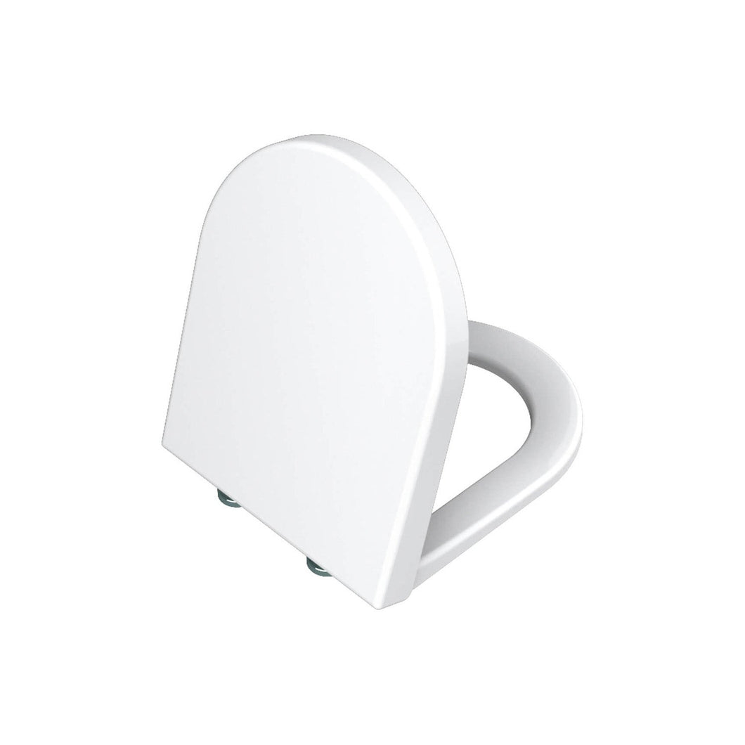 Vesta Long Projection Toilet Square Seat and Cover on a white background