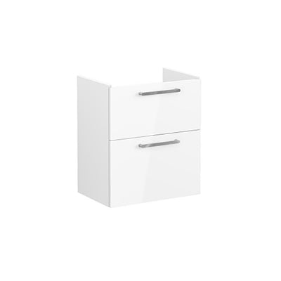 Lenis Wall Hung Two Drawer Vanity Unit - Gloss White
